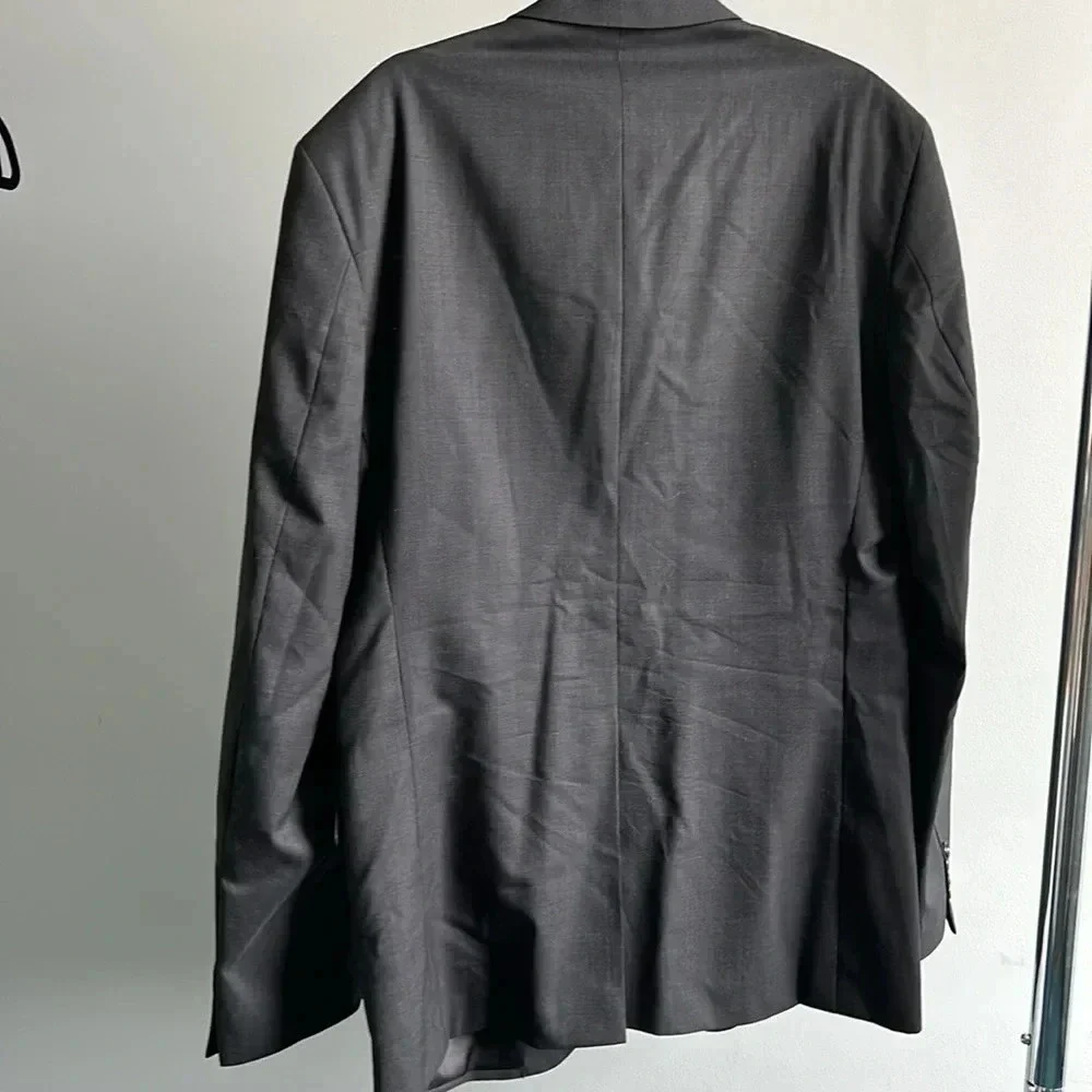 Men's Jos. A Bank Gray Blazer Jacket | 44XL Jacket | Professional | Wool